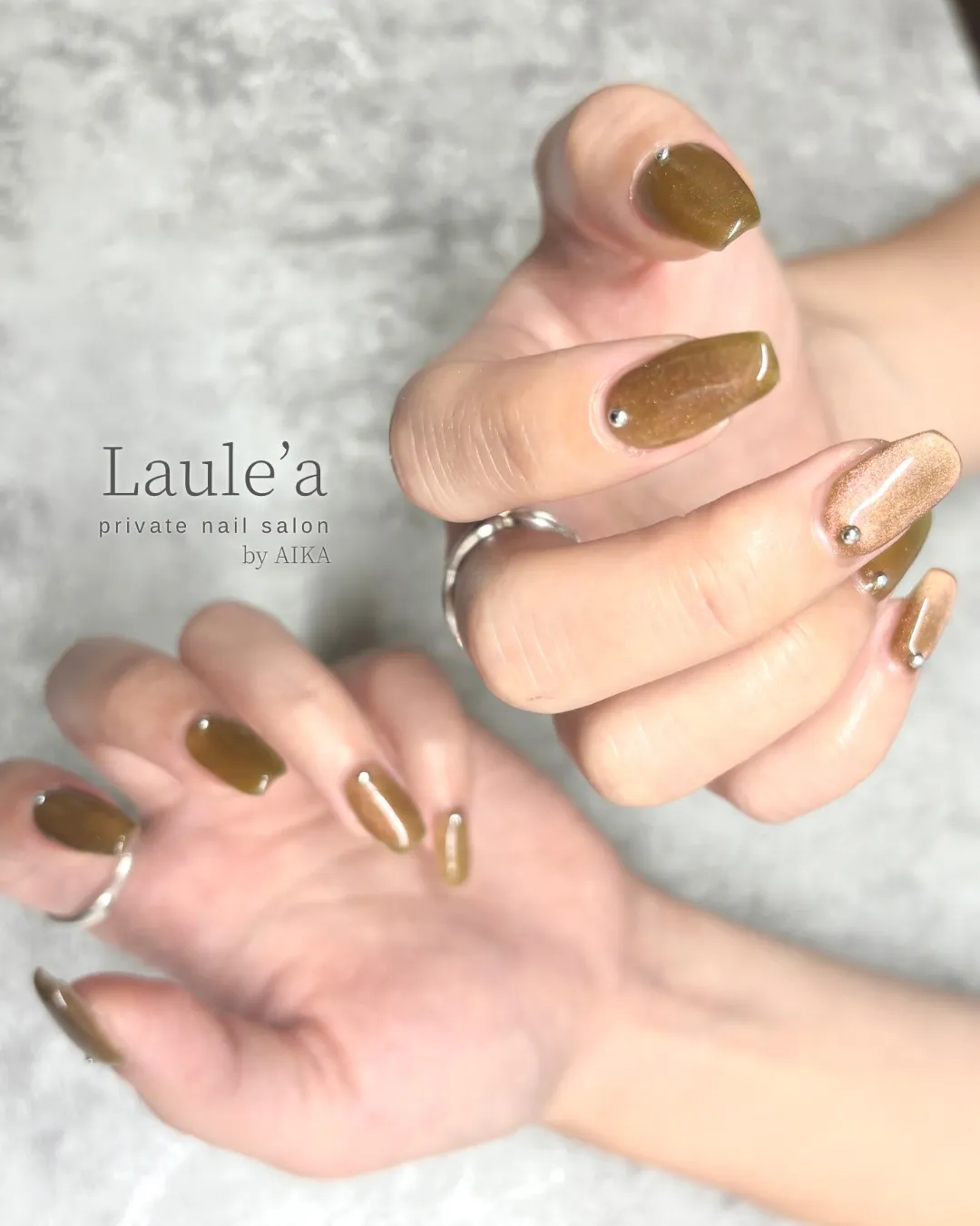 魅惑の輝き✨マグネットネイルで指先に視線集中